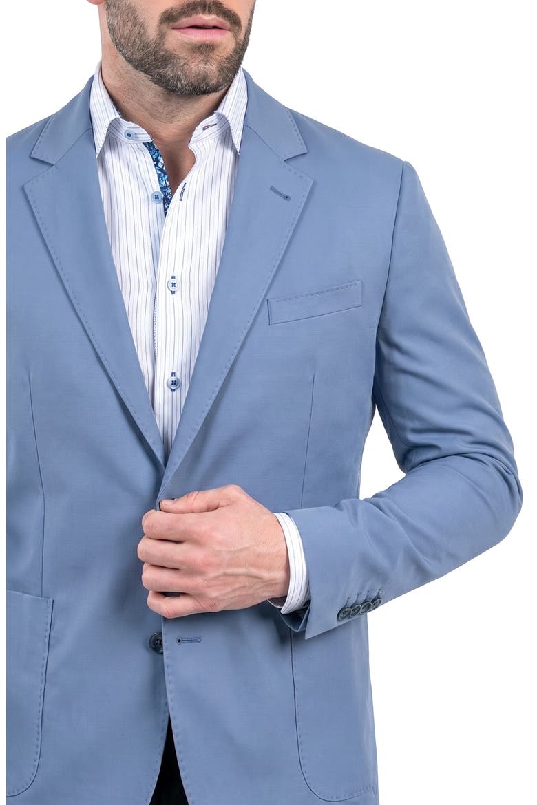 Descartes Unconstructed Blazer, Alternate, color, BLUE