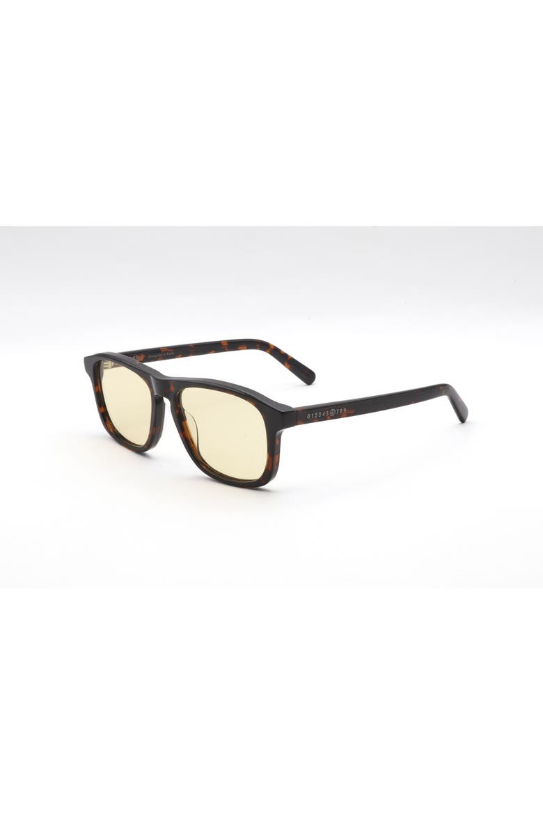 54mm Square Sunglasses, Alternate, color, HAVANA