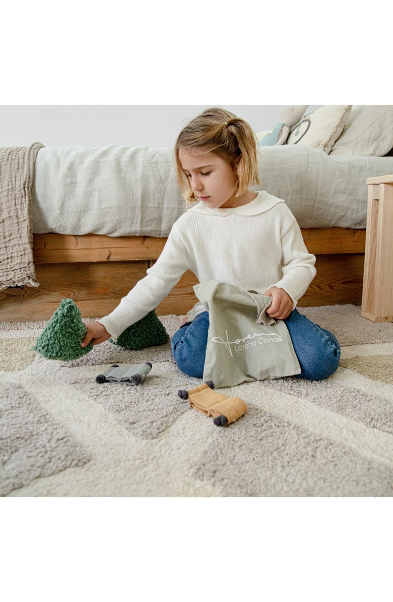 Lorena Canals Washable Play Rug Eco-City, Alternate, color, Multicolor