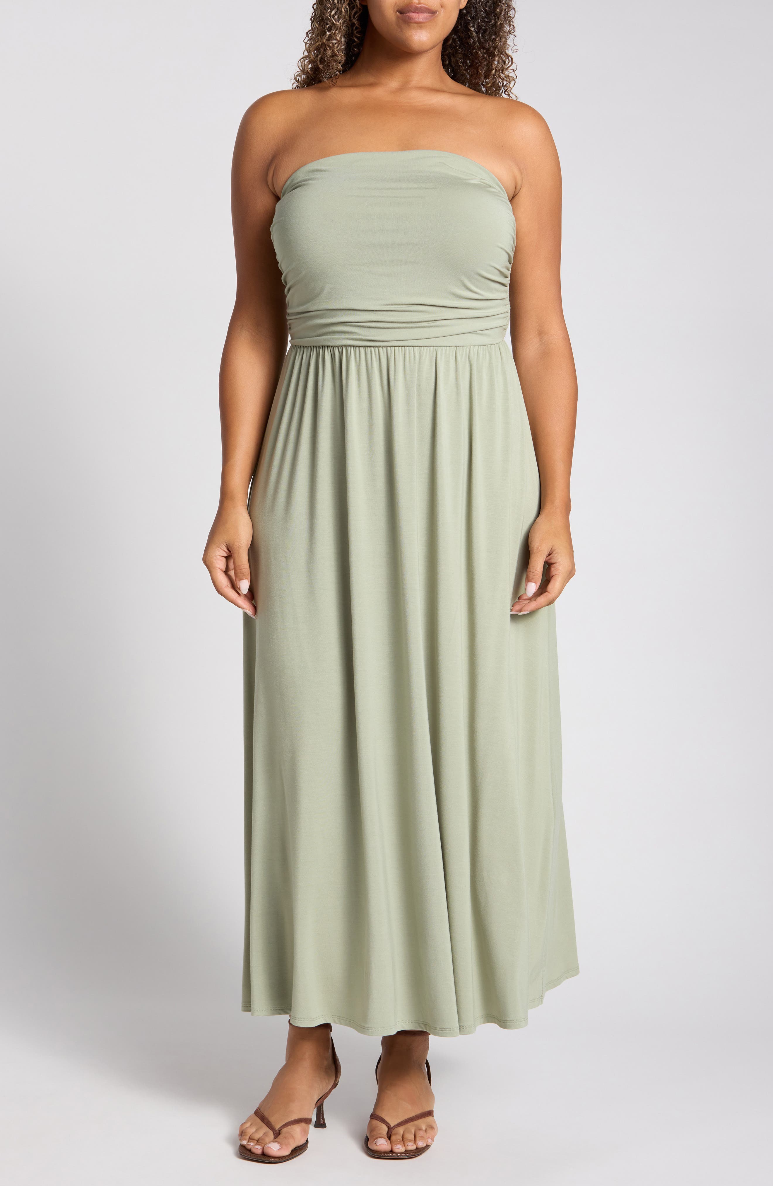 Strapless Maxi Dress