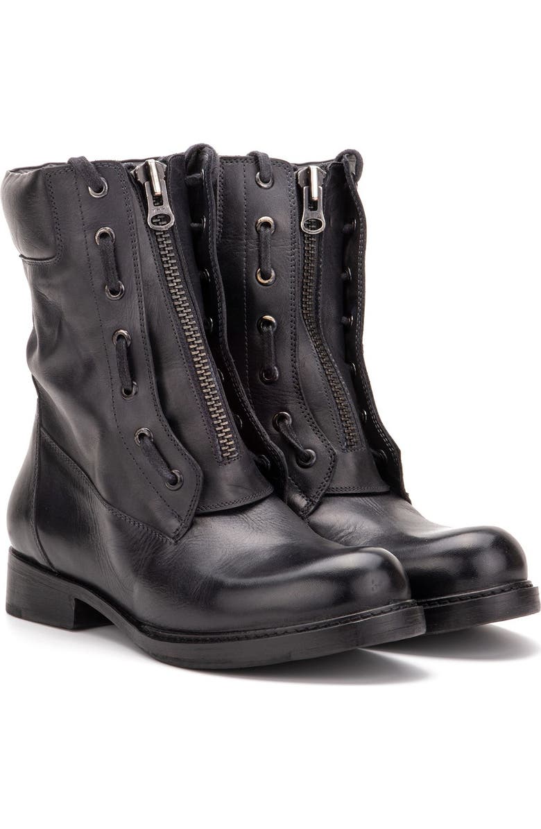 VINTAGE FOUNDRY Filo Leather Zip Front Boot, Alternate, color,