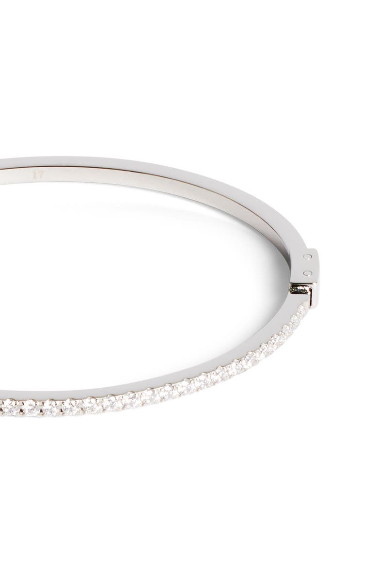 Eternal Love bangle silver-crystal, Alternate, color, Silver