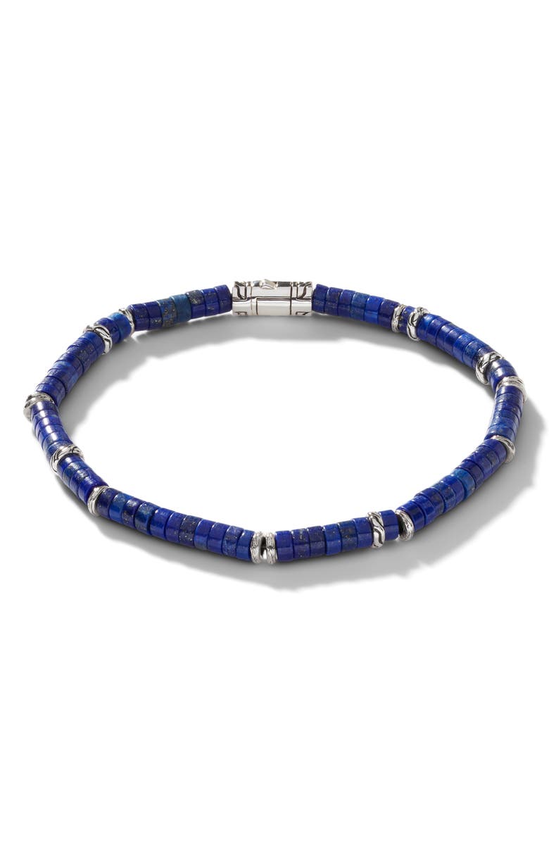 John Hardy Heishi Bracelet, Gemstones, Sterling Silver, Main, color, Blue
