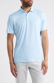 johnnie-O Tundra Microprint Featherweight Performance Polo