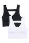 Bianca 2-Pack V-Neck Rib Seamless Bralettes