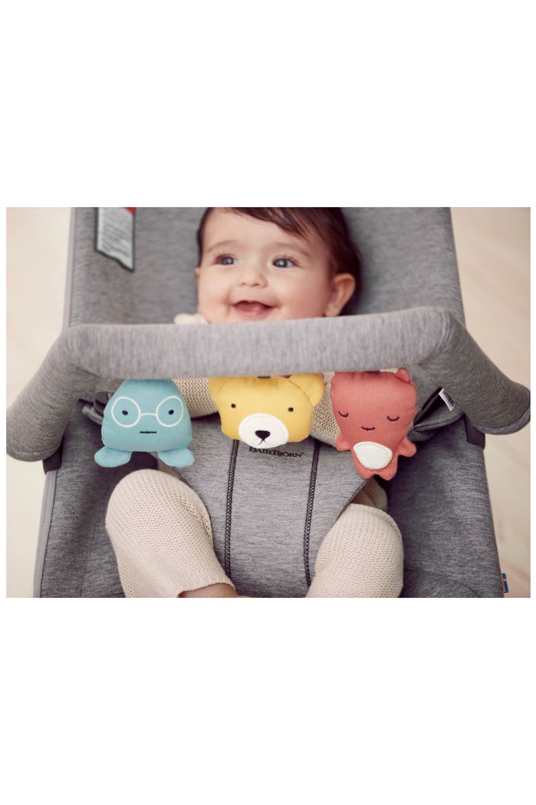 Baby Bouncer Soft Friends Toy Bar, Alternate, color, LIGHT GREY