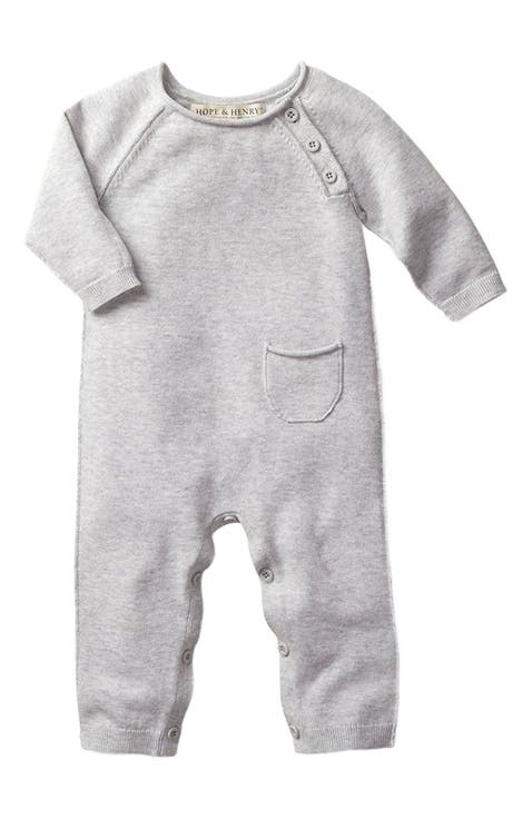 Baby Raglan Sweater Romper