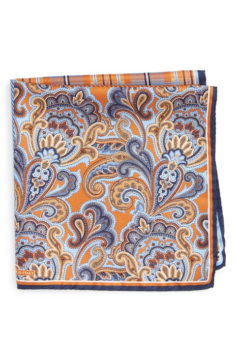 Men's Shop 'Three Panel' Silk Pocket Square