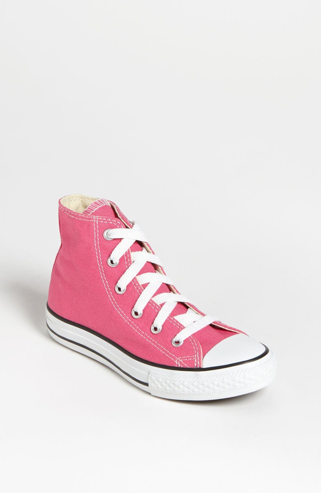 Chuck Taylor® High Top Sneaker, Main, color, CARMINE ROSE