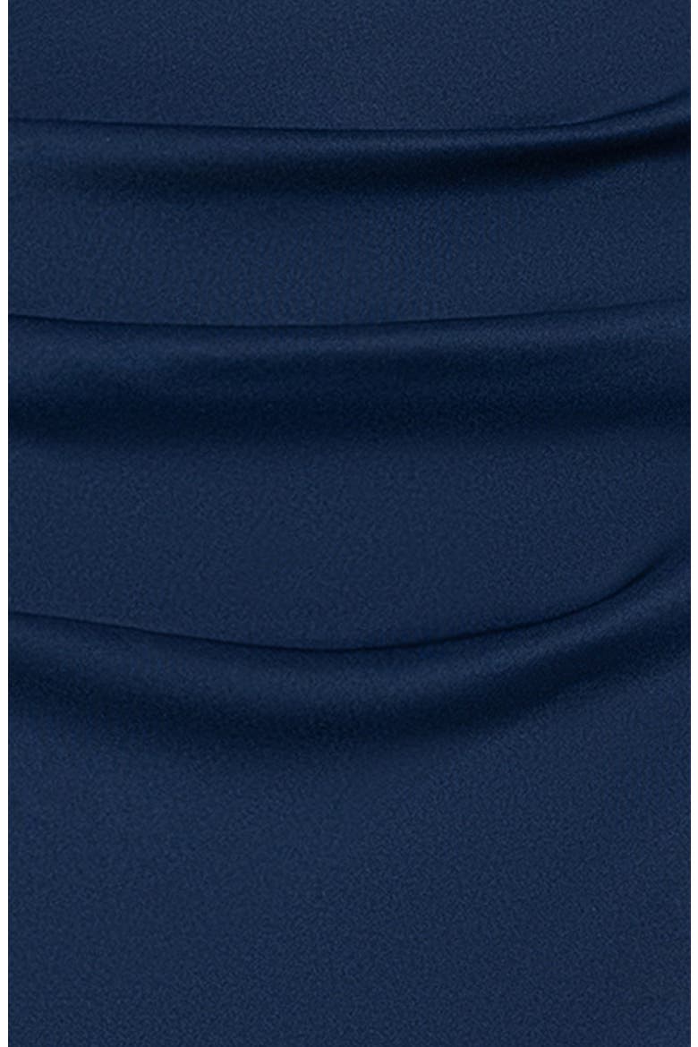 One-Shoulder Sheath Dress, Alternate, color, NAVY/ NUDE/ NAVY