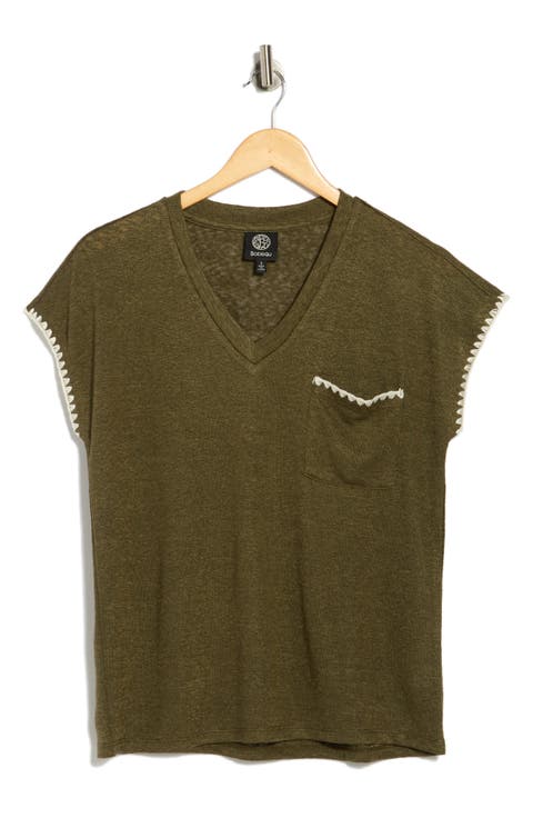 Whipstitch Pocket T-Shirt