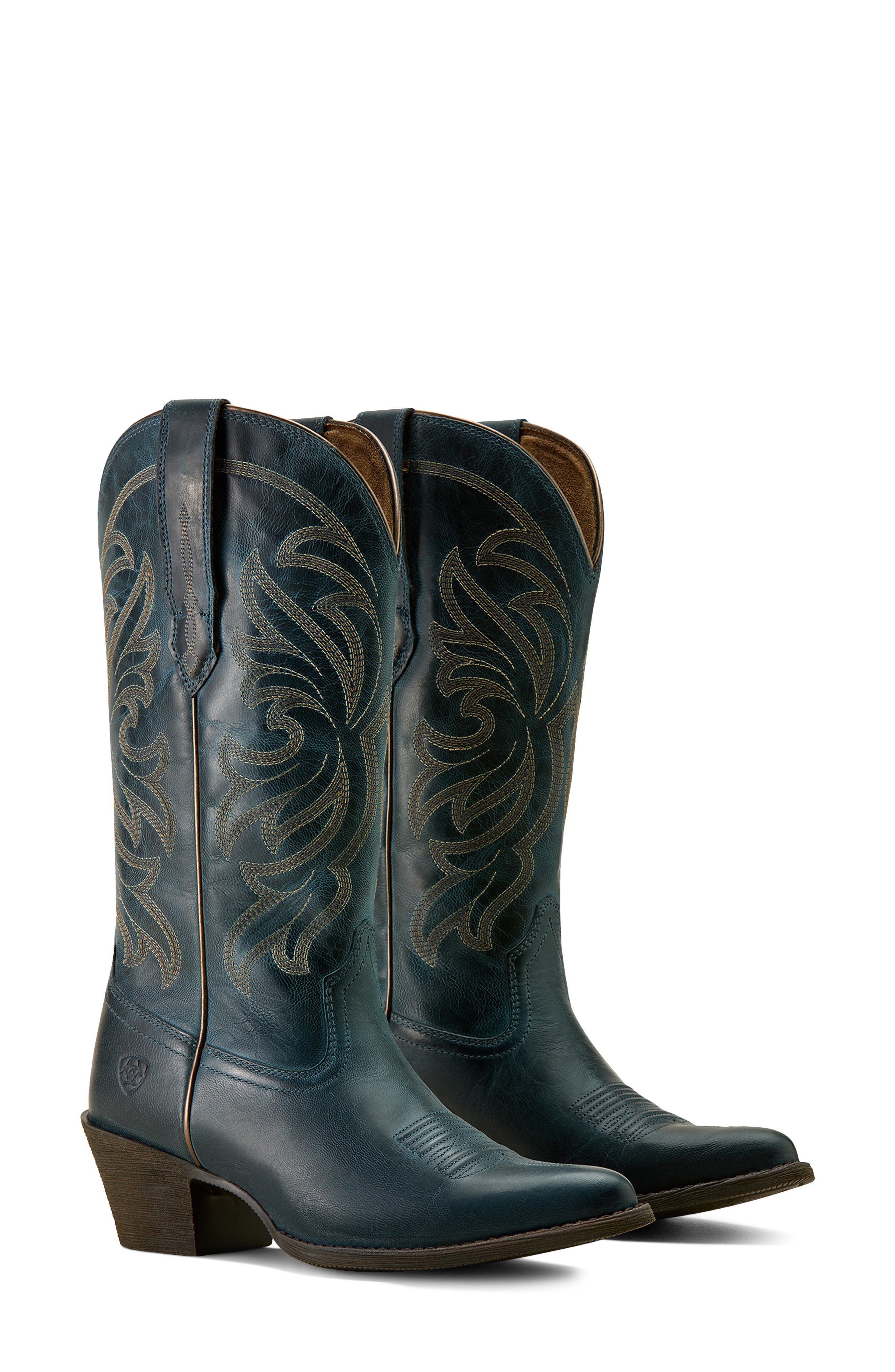 Heritage Western Boot, Alternate, color, FRESH DENIM