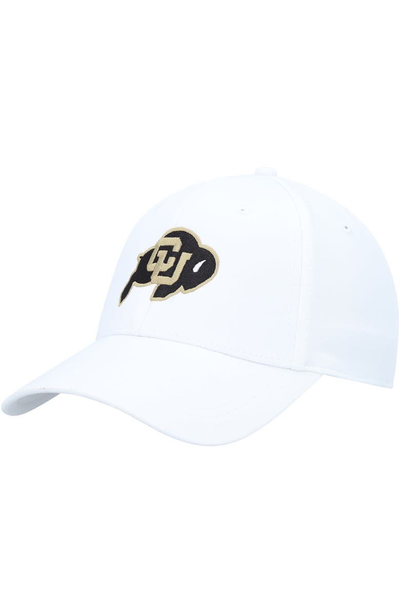 AHEAD Men's Ahead White Colorado Buffaloes Stratus Adjustable Hat, Main, color, 