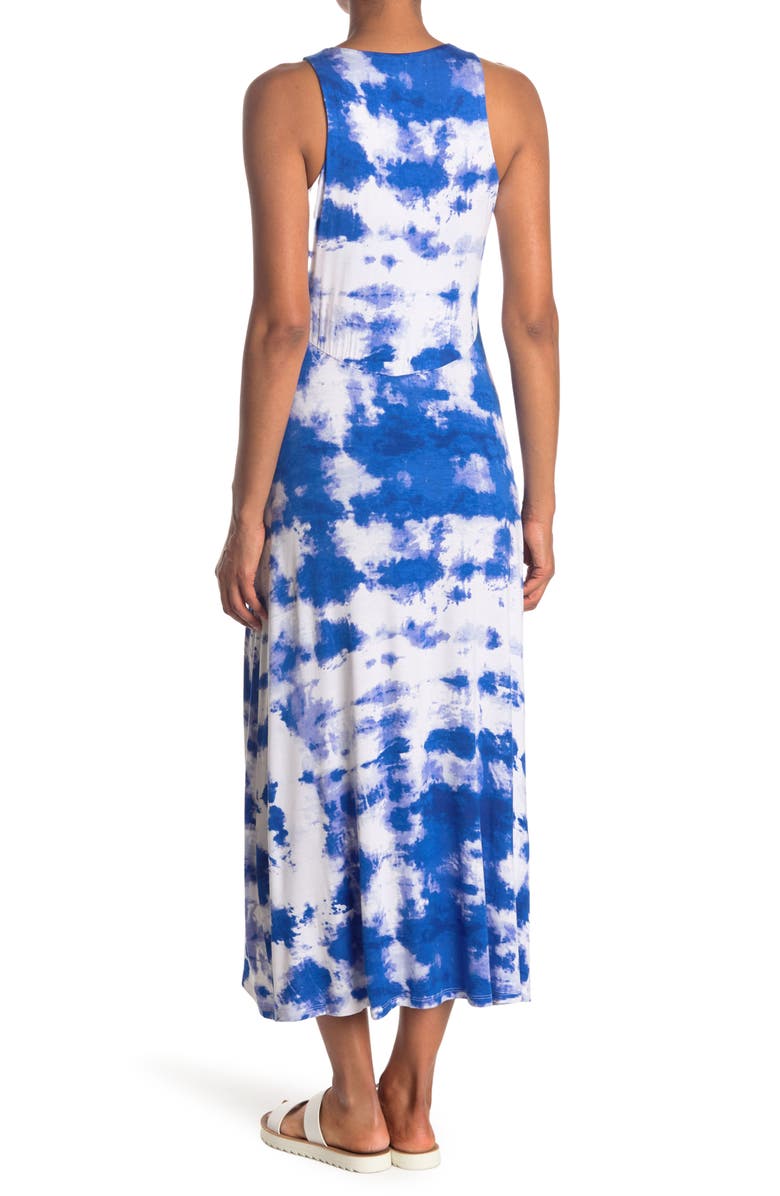 Calvin Klein Tie Dye Maxi Dress, Alternate, color,