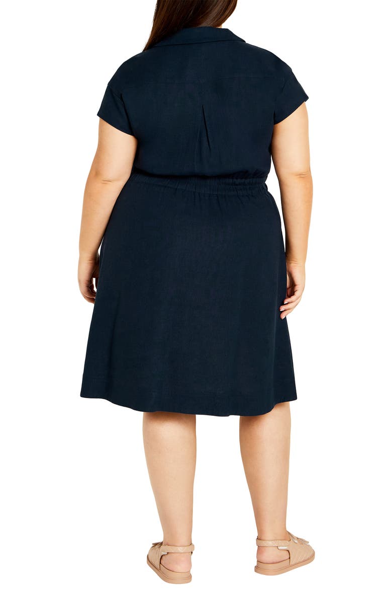 Antonella Shirtdress, Alternate, color, NAVY