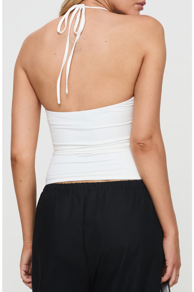 Ezekiel U-Neck Halter Top, Alternate, color, WHITE