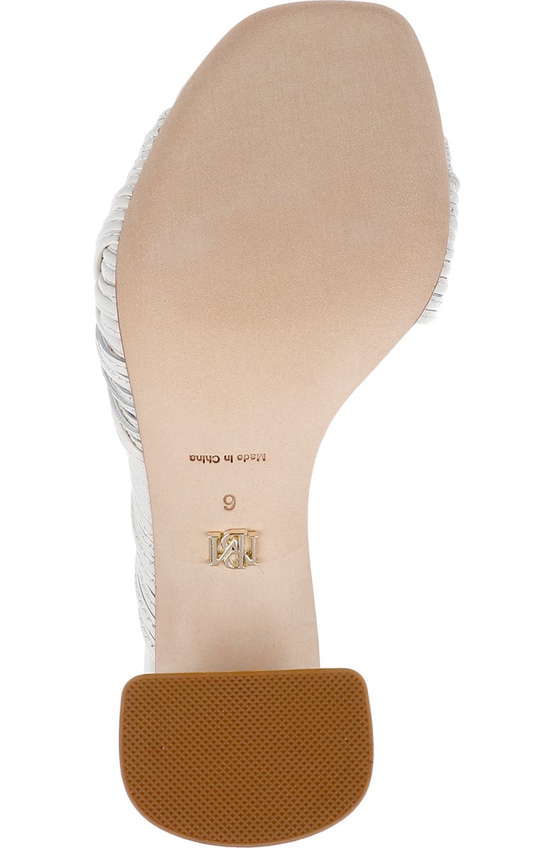 Badgley Mischka Collection Winslow Slide Sandal, Alternate, color, White Leather