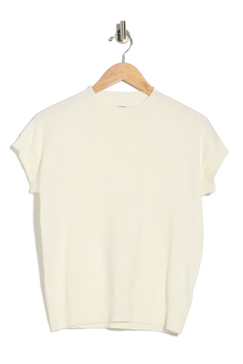 Short Sleeve Crew Sweater, Alternate, color, WHITE STAR