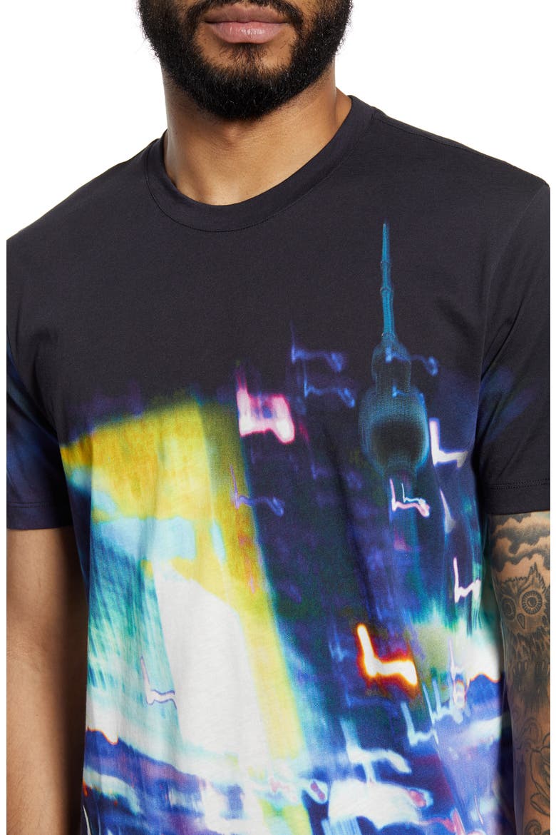 Ducy Graphic Tee, Alternate, color, BLACK