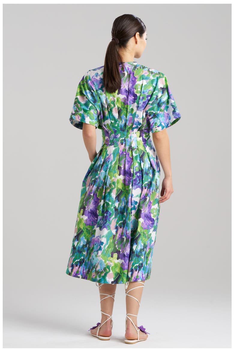 AYAME Pleat Release Dress, Alternate, color, MULTI