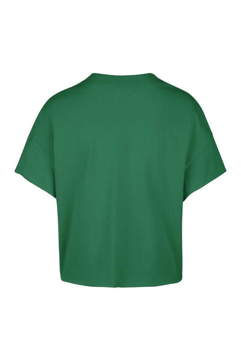 Women's '47 Kelly Green Boston Celtics Elation Oversized Notch Neck T-Shirt, Alternate, color, Kelly Green