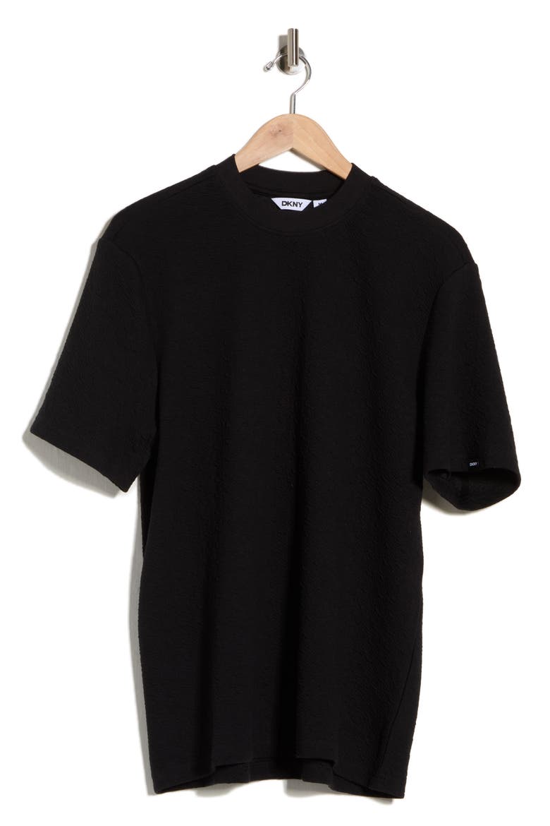 Crinkle T-Shirt, Alternate, color, BLACK