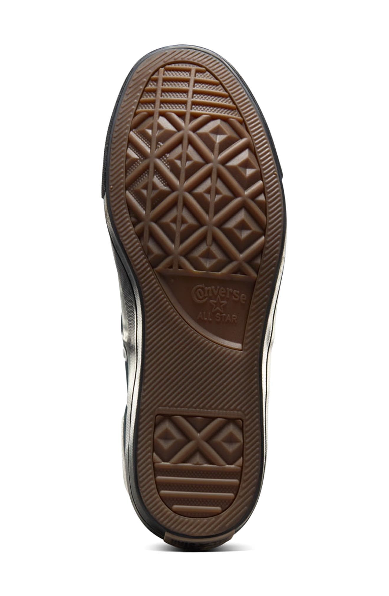 Converse Chuck Taylor<sup>®</sup> All Star<sup>®</sup> Malden Street Mid Top Sneaker, Alternate, color, Black/ Black