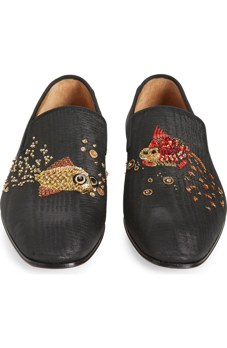 Christian Louboutin Aqualac Beaded Loafer, Alternate, color,