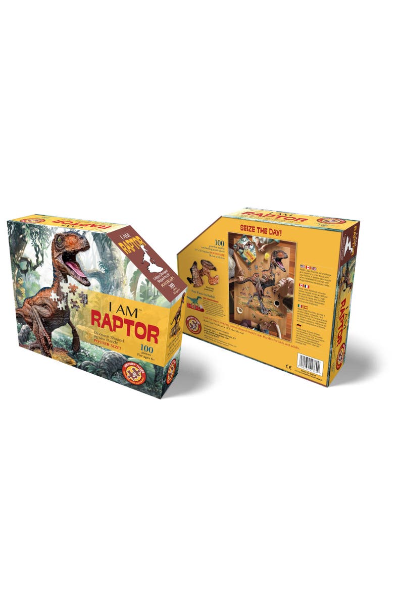 Madd Capp RAPTOR 100 Piece Jigsaw Puzzle For Ages 6 And Up, Alternate, color, Multicolored