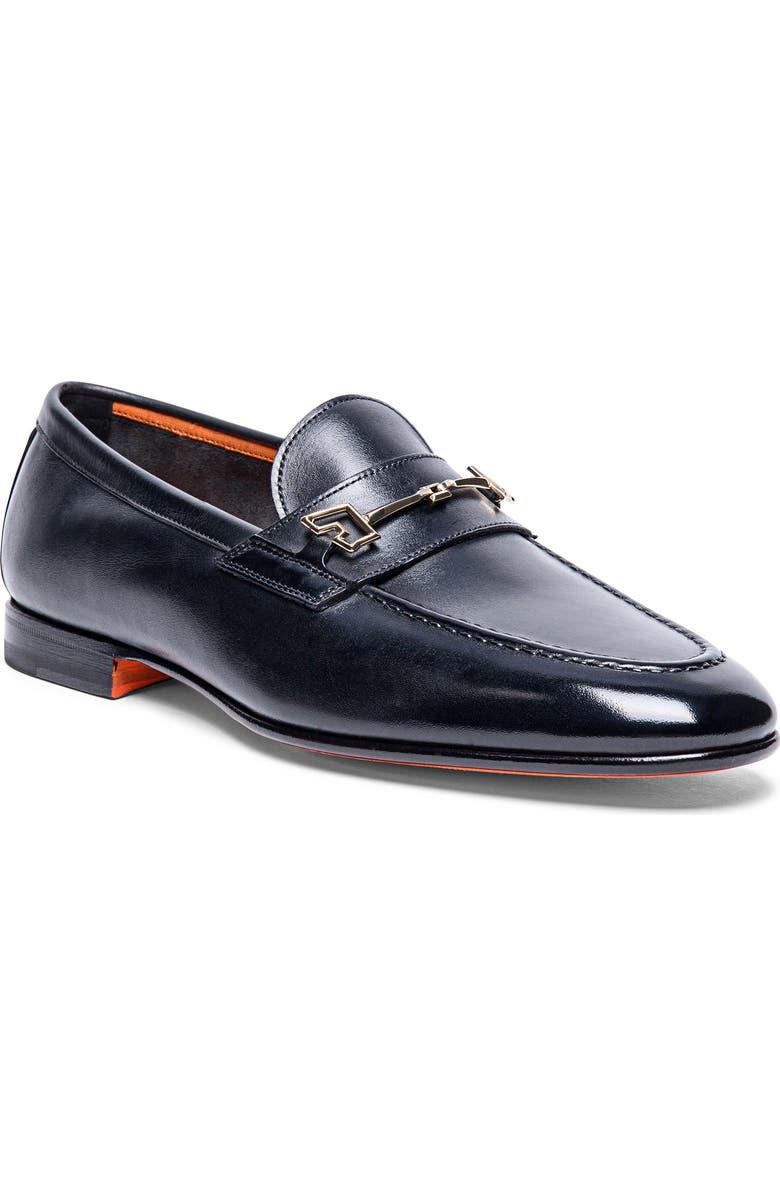Santoni Saddle Bit Loafer, Main, color,