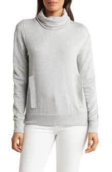 GO COUTURE Turtleneck Banded Sweater