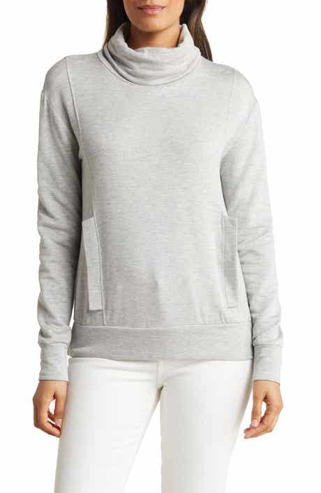 GO COUTURE Turtleneck Banded Sweater