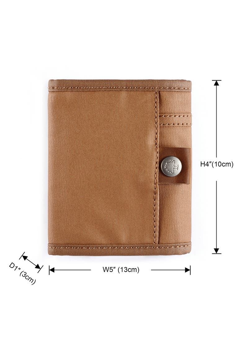 Light Canvas Wallet, Alternate, color, KHAKI