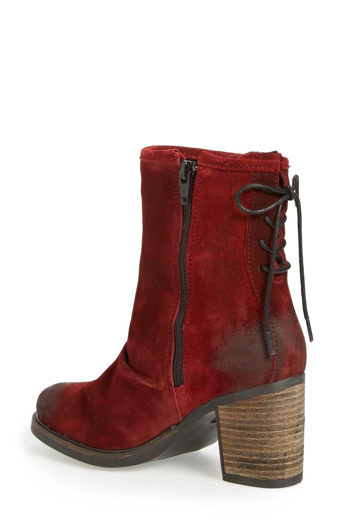 Bos. & Co. 'Barlow' Waterproof Suede Bootie, Alternate, color, 