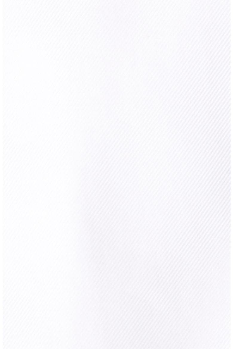Luxury Non-Iron Trim Fit Solid Dress Shirt, Alternate, color, WHITE