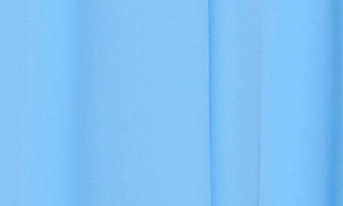 Theory Slit Wide-leg Pant In Crepe In Blue