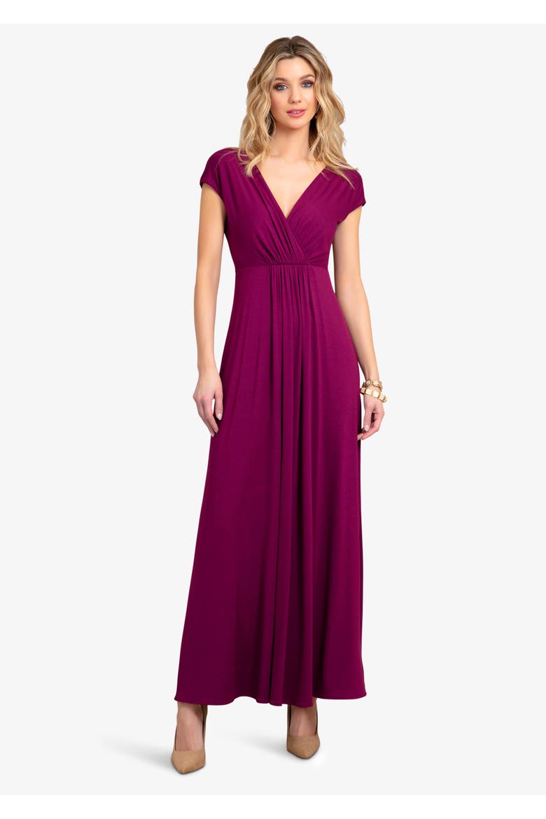 Sophia Maxi Dress, Main, color, Plum Wine