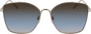Longchamp Roseau Gradient Square Sunglasses