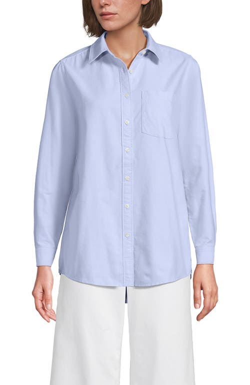 Lands' End Oxford Shirt In Blue