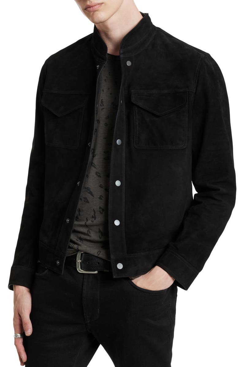 John Varvatos Blair Snap Down Reversible Jacket, Main, color, 