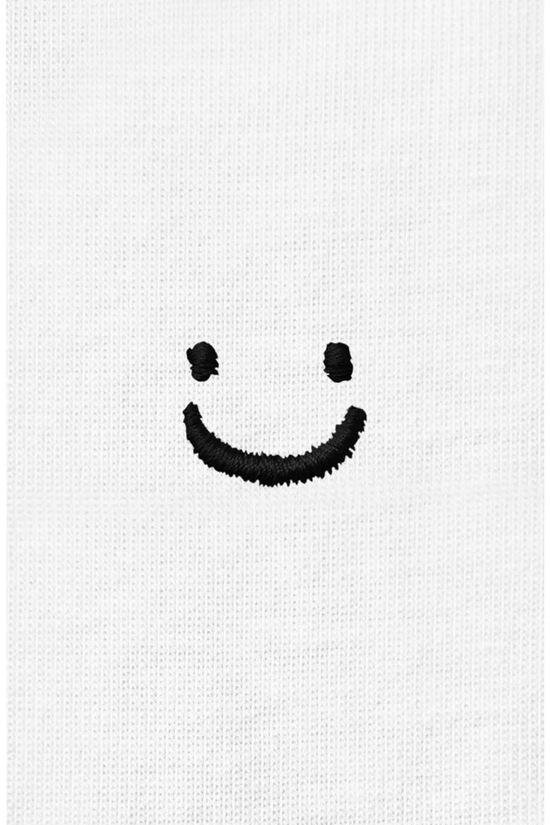 Womens Lil Smile Jersey Relaxed Tee, Alternate, color, White
