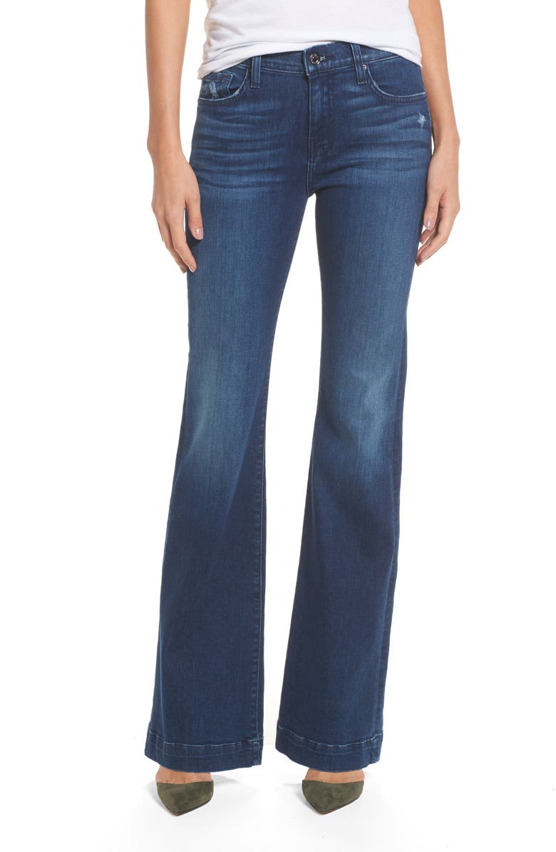 7 For All Mankind <sup>®</sup> Dojo Wide Leg Jeans, Main, color,