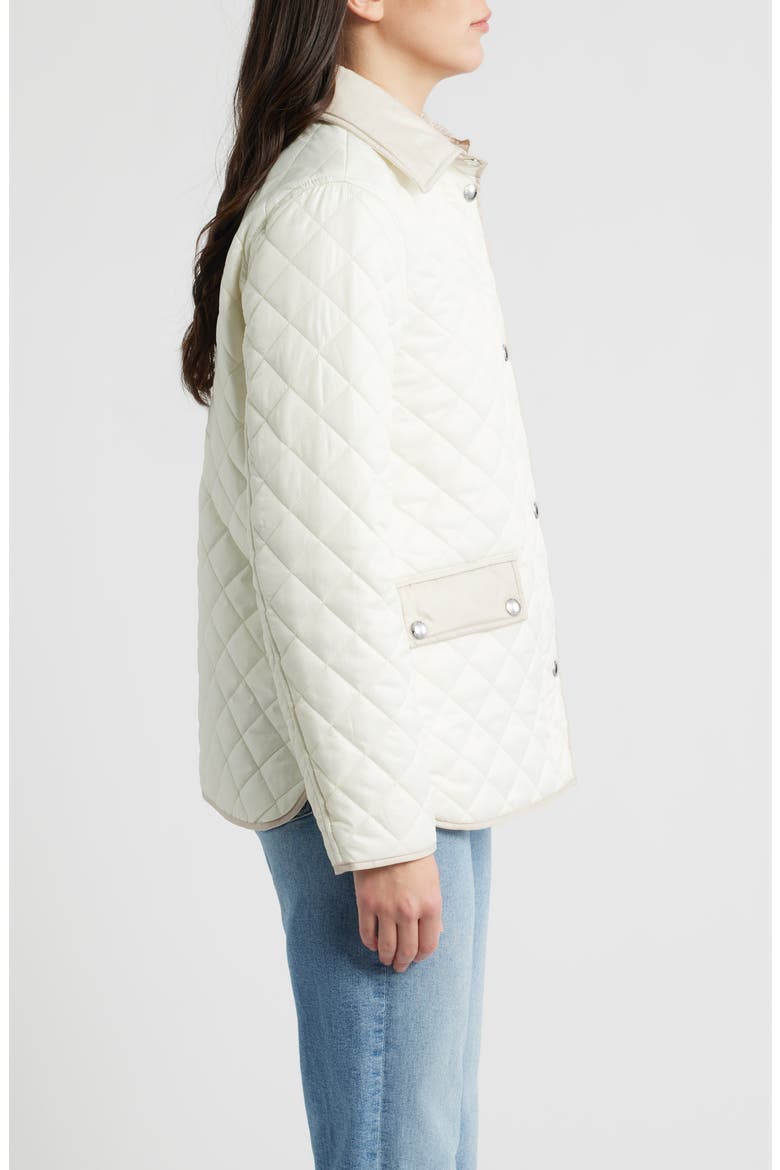 Quilted Jacket, Alternate, color, CREAM