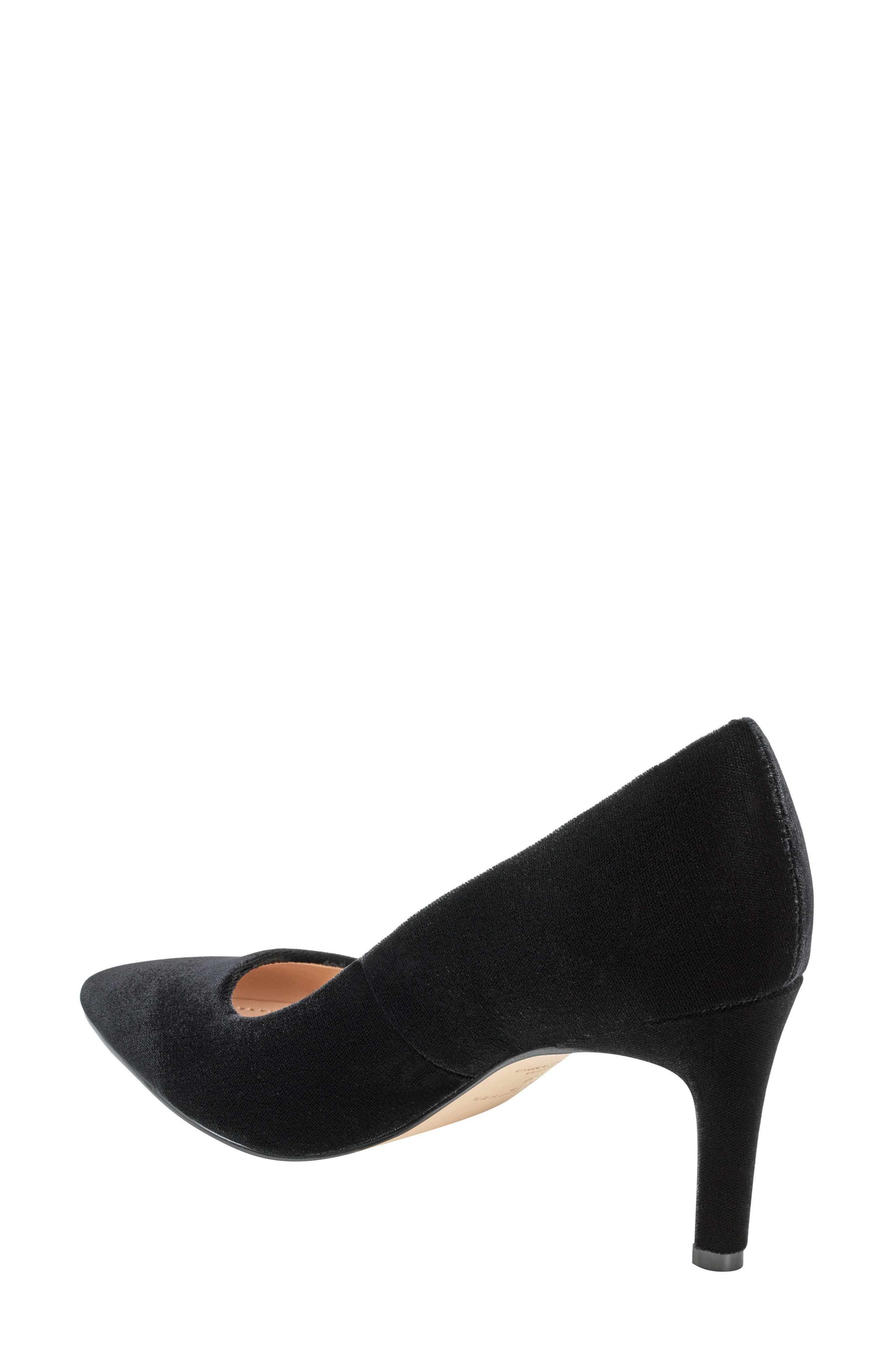 Marc Fisher LTD Genni Pointed Toe Pump, Alternate, color, Black Suede