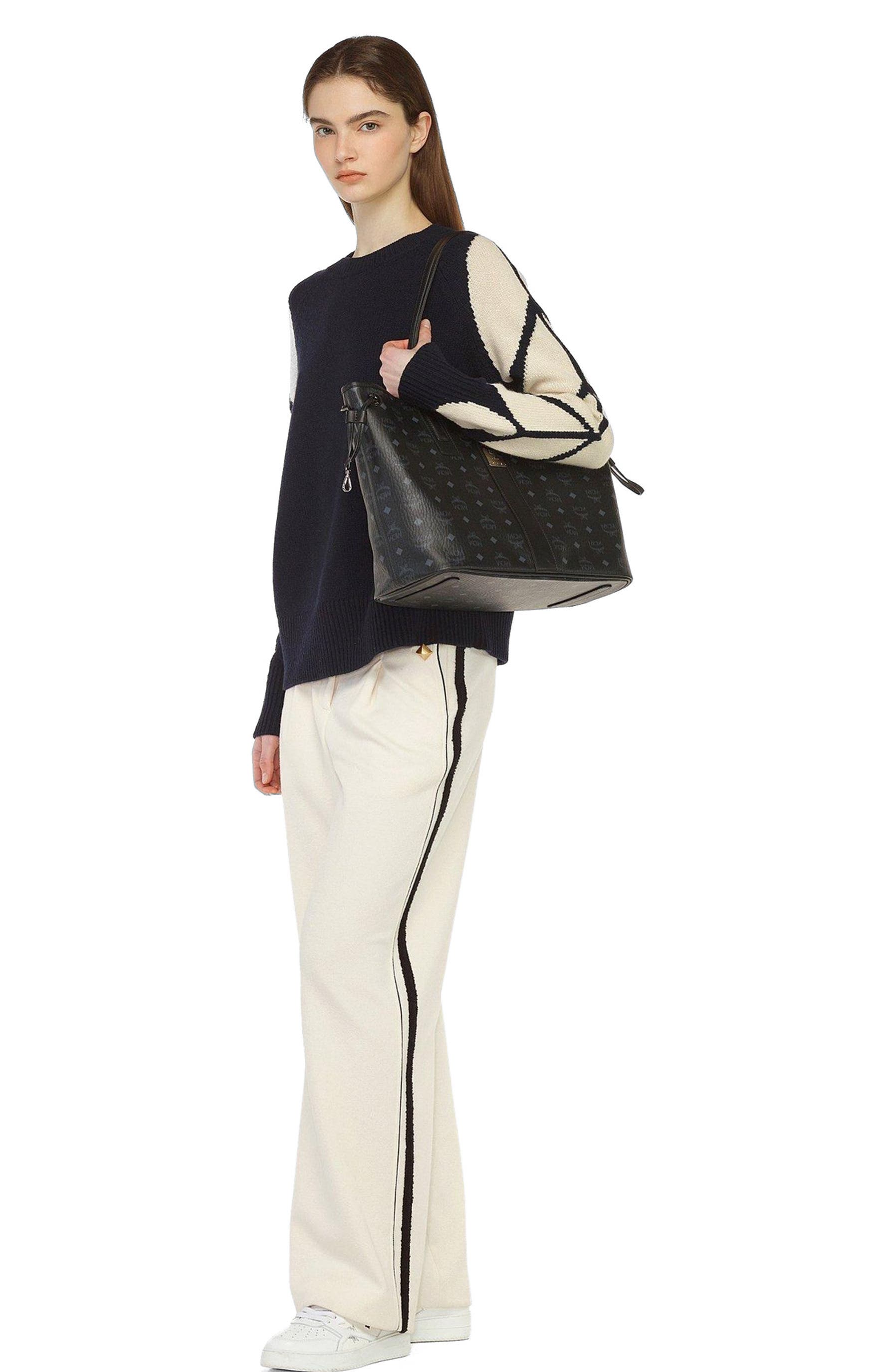 MCM Medium Liz Reversible Shopper, Alternate, color, 