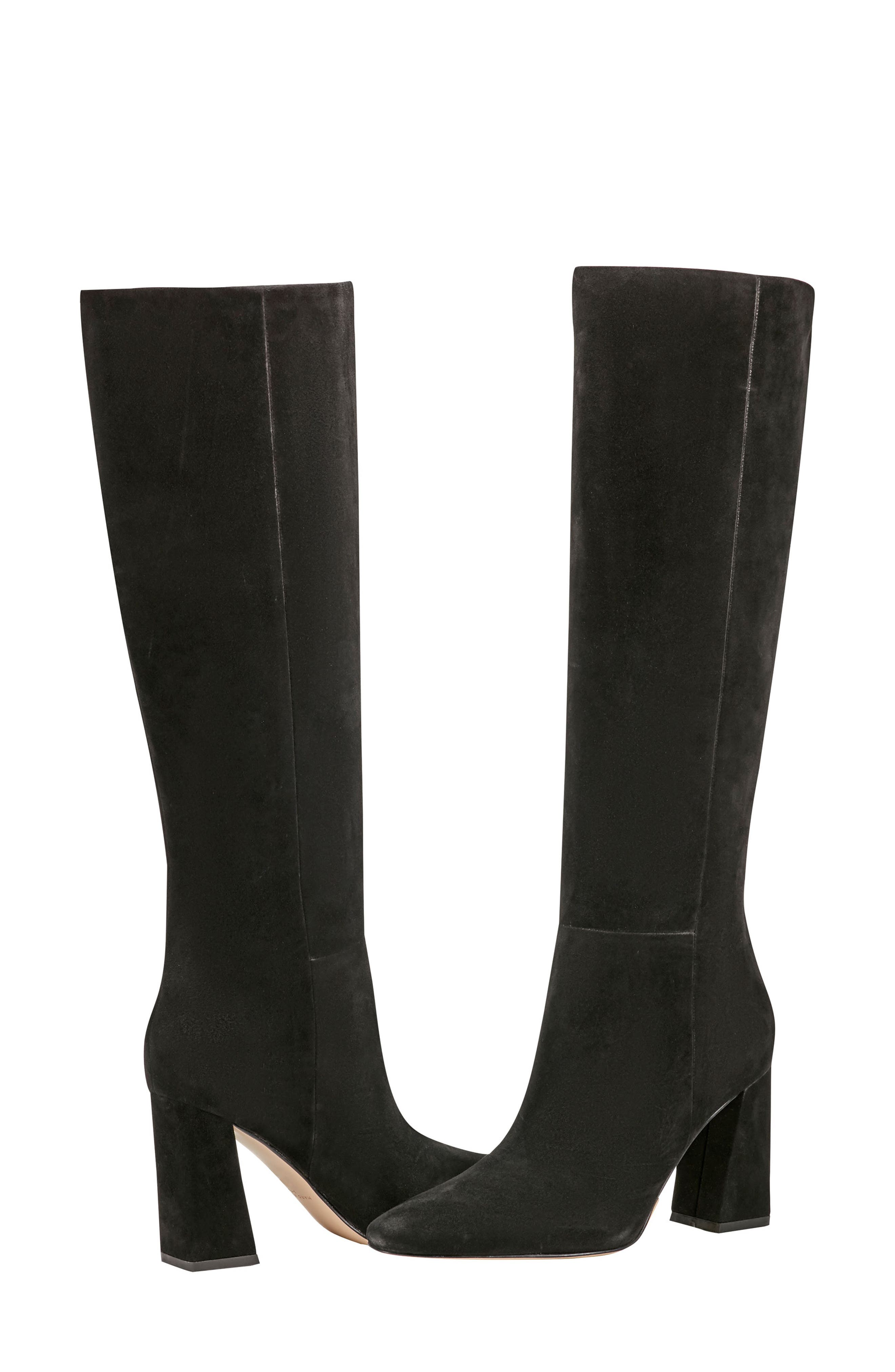 Yarli Knee High Boot, Alternate, color, BLACK SUEDE