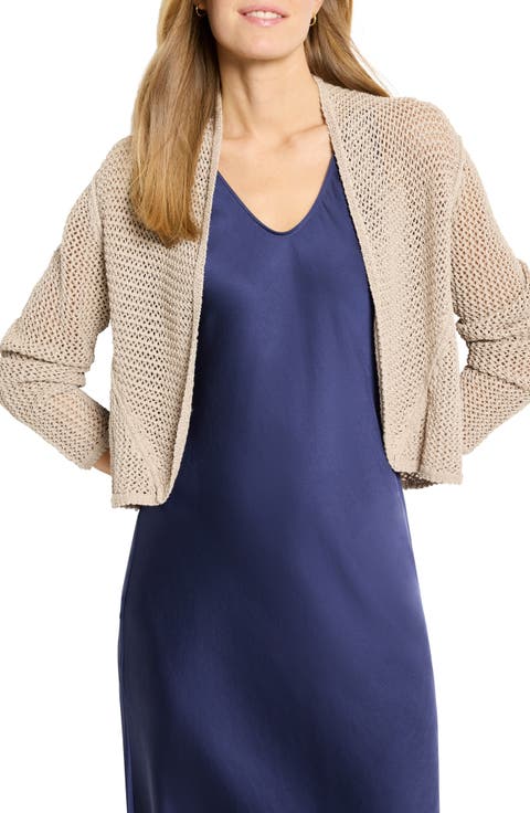 Mesh Cocoon Cardigan (Regular & Petite)