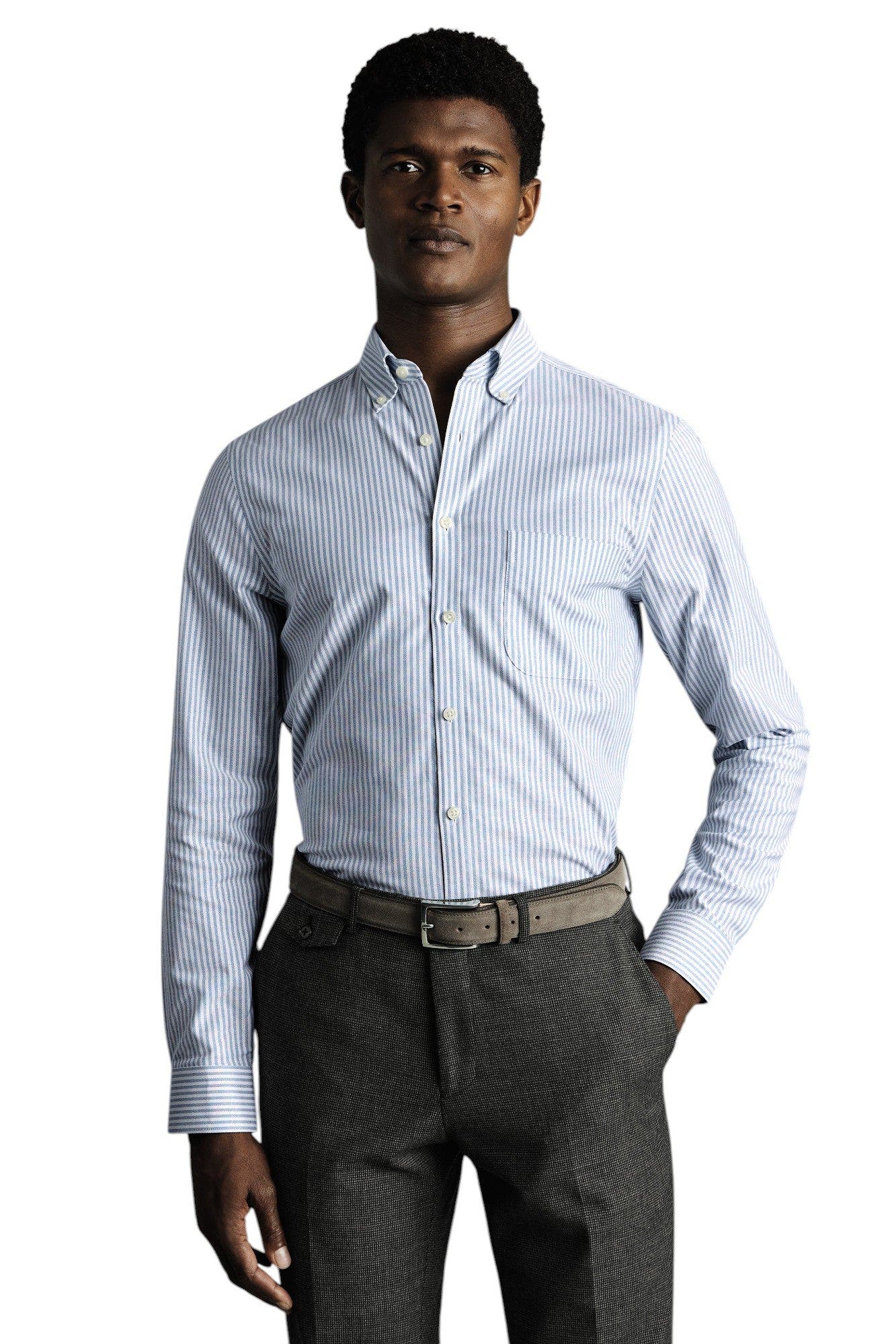 Non-Iron Stretch Oxford Shirt - image 3