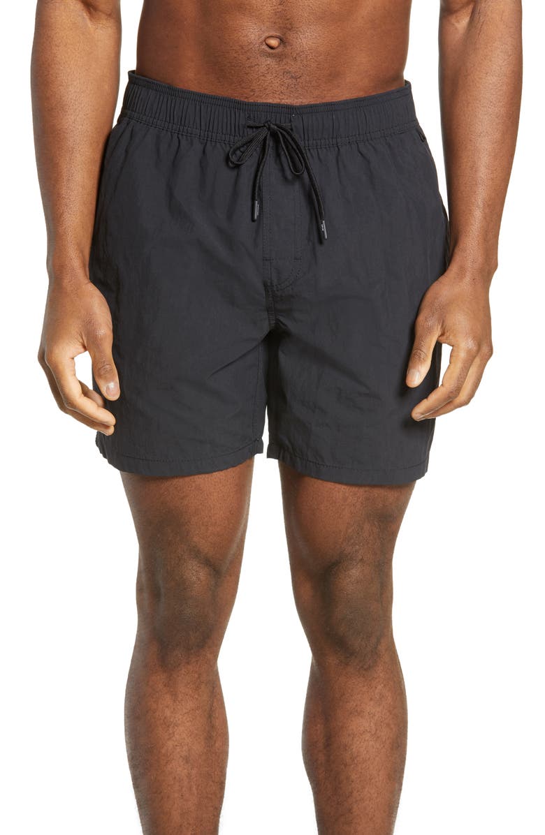 Reyn Spooner Solid Swim Trunks, Main, color, 