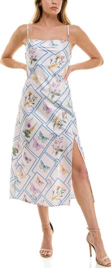 Cowl Neck Midi Sundress
